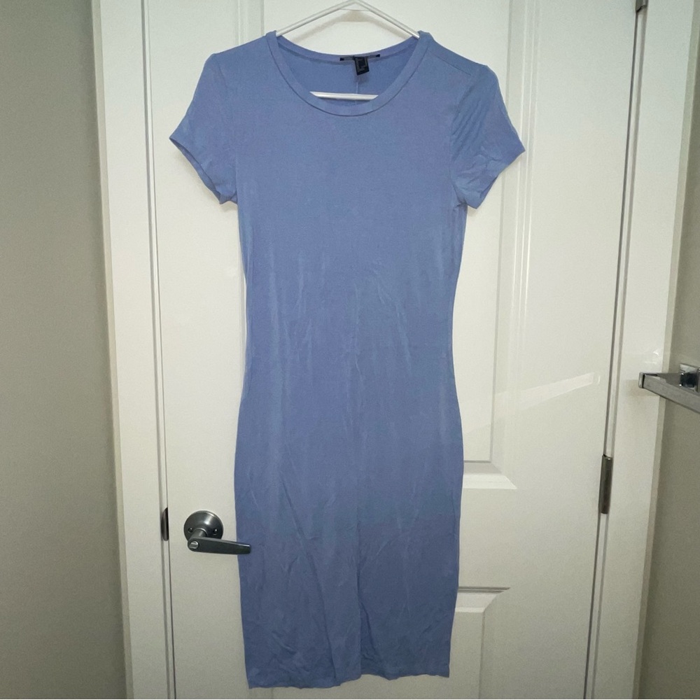 Light blue tshirt dress